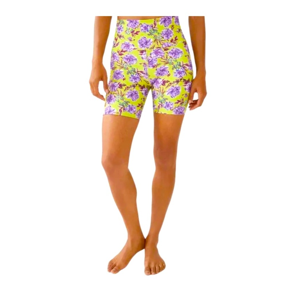 Beach Riot floral gym bike shorts new!